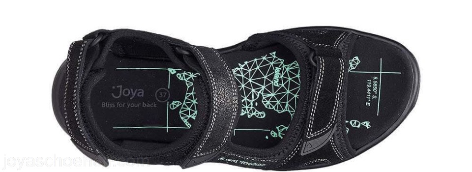 Joya Komodo Sandalen Dames – Zwart